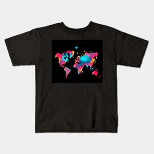 World map Kids T-Shirt